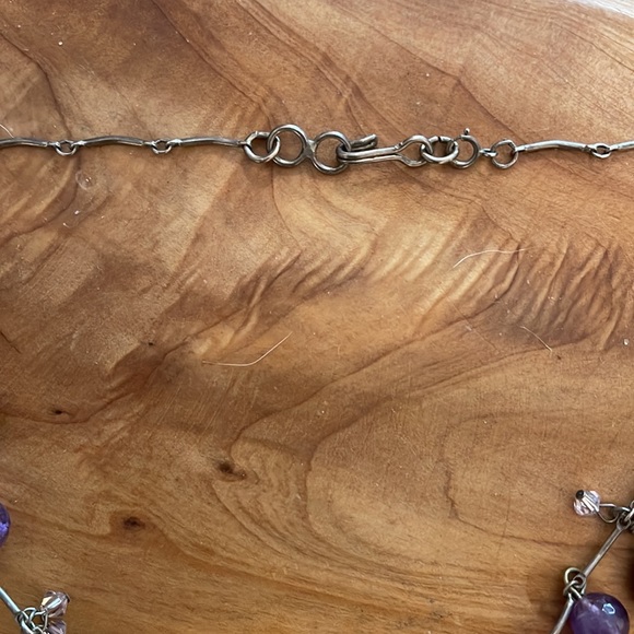 BUDDAH CARVED AMETHYST NECKLACE Soapstone STUNNING statement piece!! - Picture 4 of 7